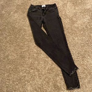 Black skinny jeans